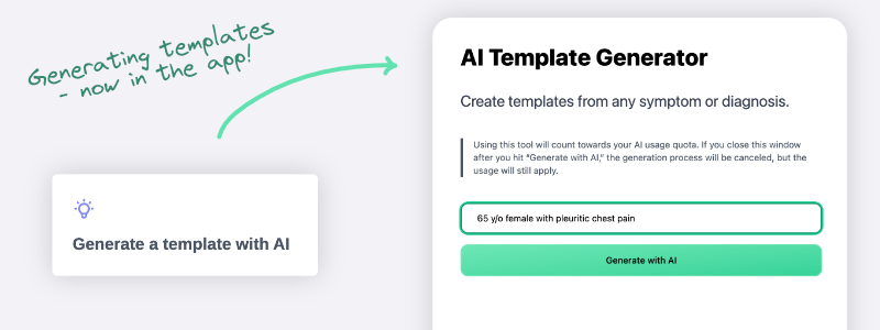 💡 Template Generator and AI Commands