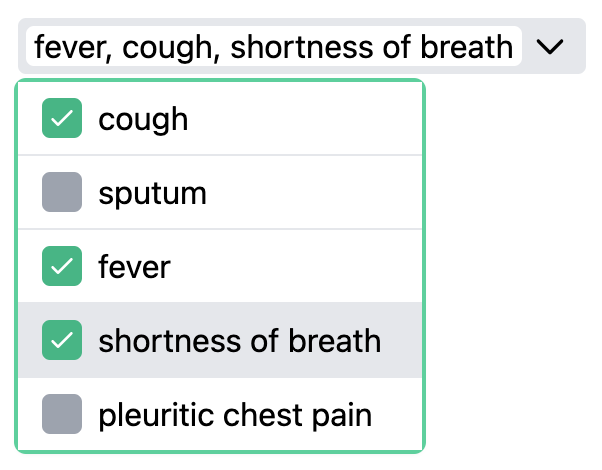 Multi-Select Dropdown Example